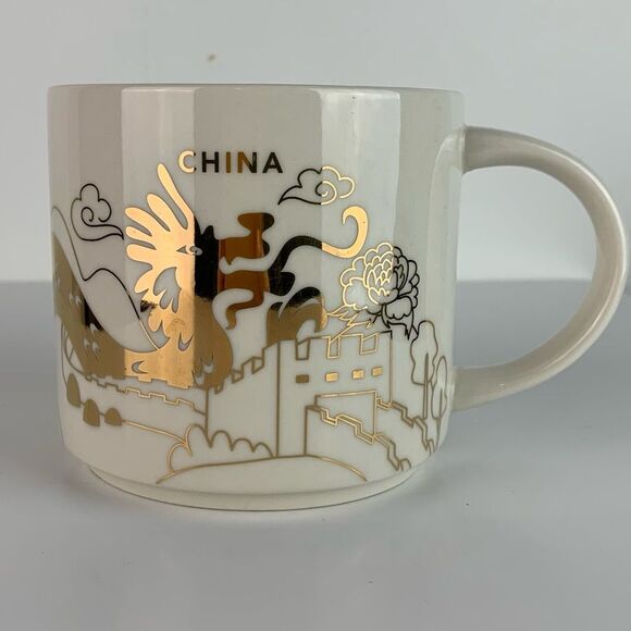 Starbucks China~Dragon Cities "You Are Here" Collection  Coffee Ceramic Mug Tea - Picture 1 of 7